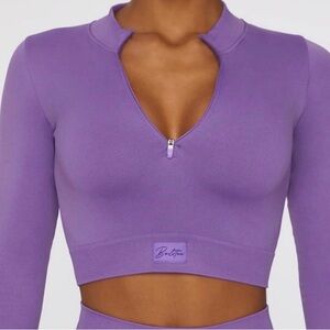 BO+TEE long sleeve crop top - M